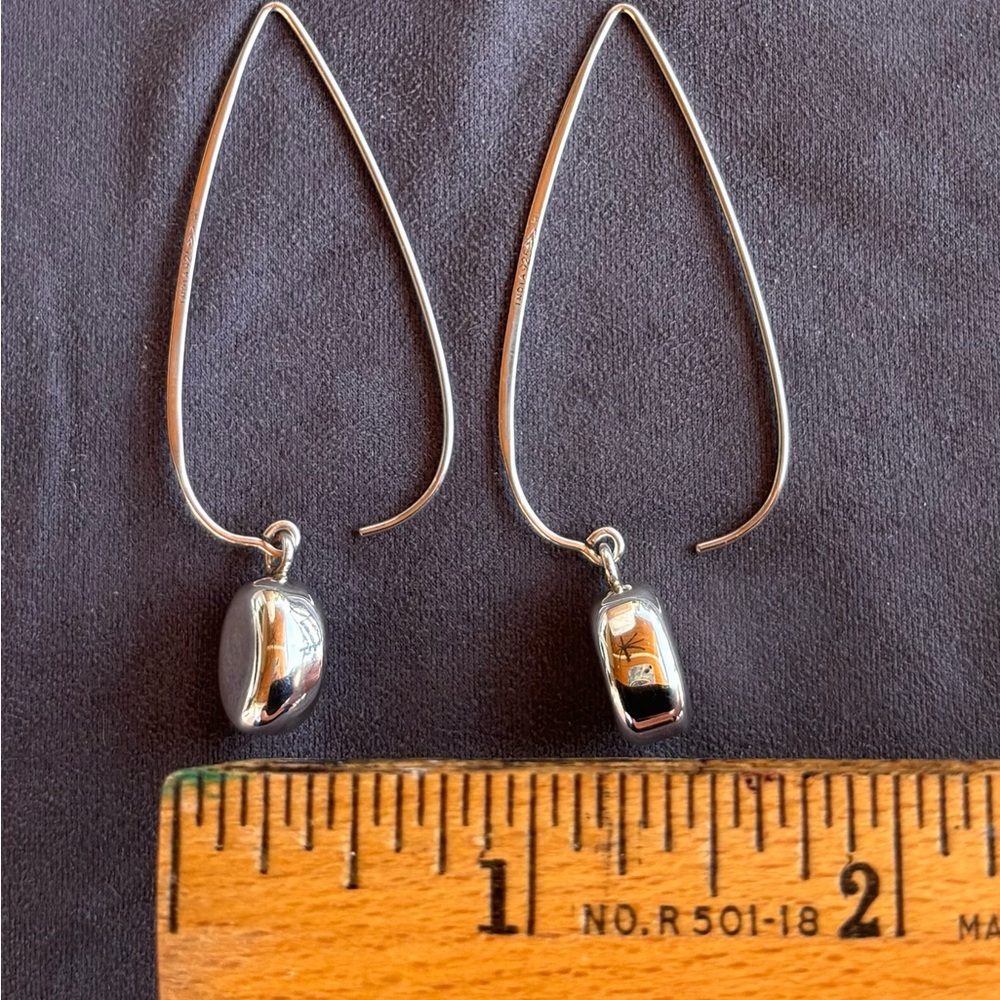 Silpada Sterling 925 Wire Drop Earrings - Picture 5 of 5